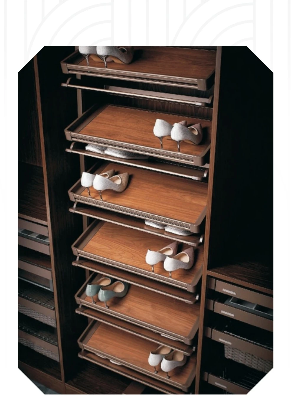 360° Rotating Shoe Rack