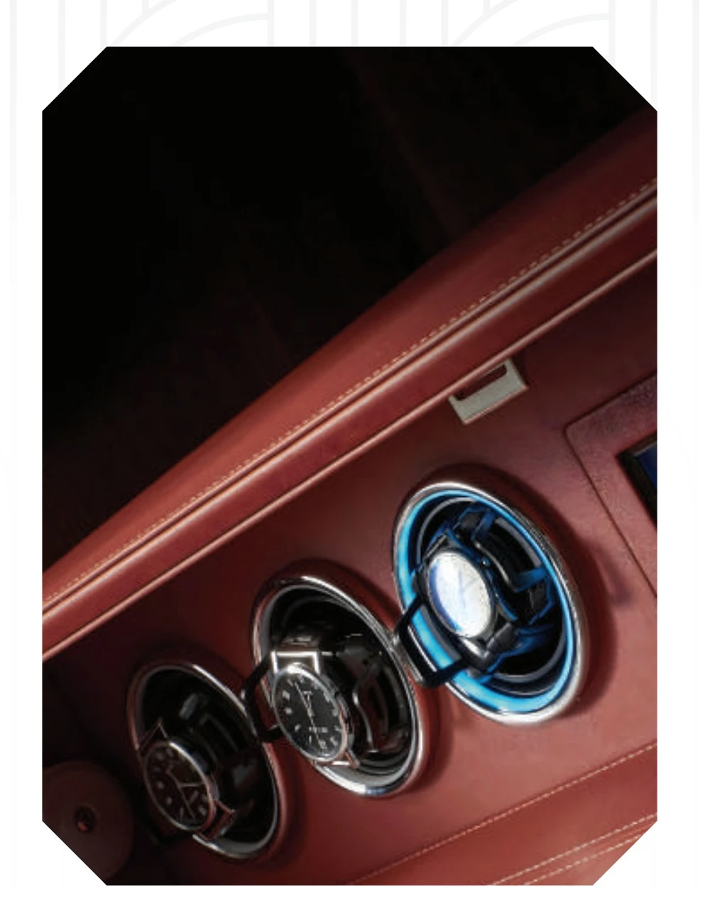 Watch Winder & Leather Basket